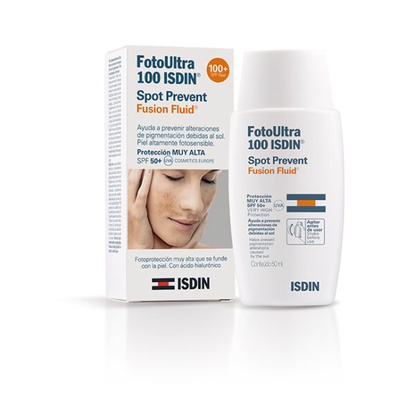 FOTO ULTRA ISDIN 100 spot prevent FUSION FLUID SPF 50+